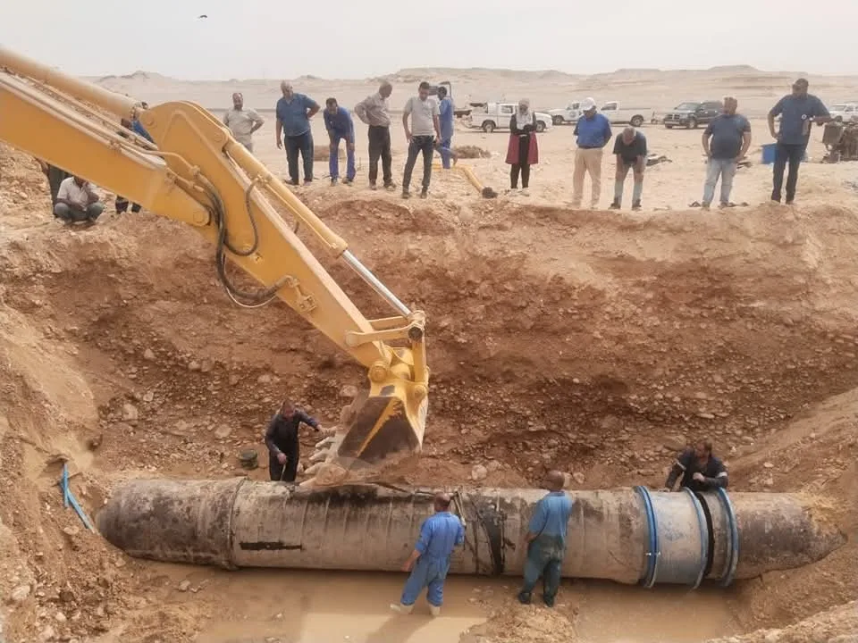 مياه البحر الأحمر: العمل على مدار الساعة لسرعة الانتهاء من إصلاح خط الكريمات