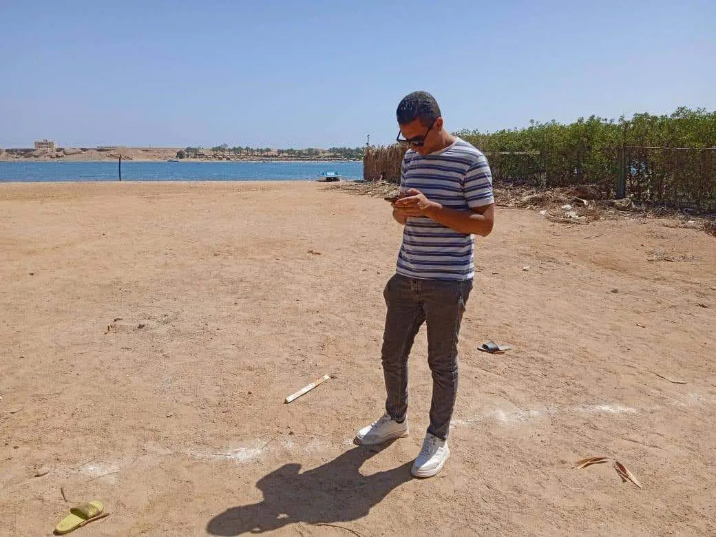 وفد إدارة الهيئة المصرية العامة لحماية الشواطئ يتابع شواطئ شرم الشيخ