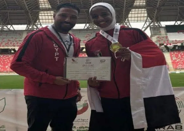 إسراء عويس تحصد الميدالية الذهبية في بطولة ألعاب القوى الدولية في قبرص إسراء عويس تحصد الميدالية الذهبية في بطولة ألعاب القوى الدولية في قبرص