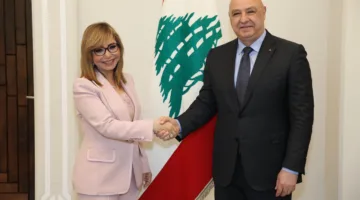 لميس الحديدي تجري حوارًا مع الرئيس اللبناني جوزيف عون في ختام كلمته