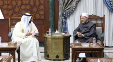 شيخ الأزهر يستقبل ولي عهد الفجيرة لبحث سبل تعزيز منظومة الأسرة ودعم الشباب العربي