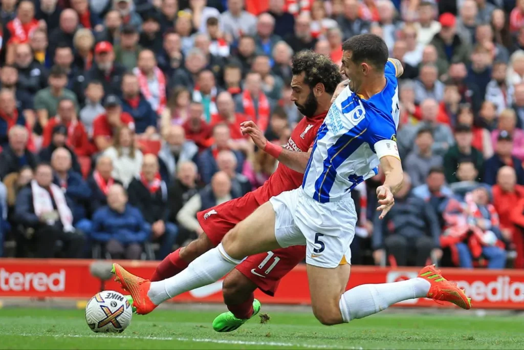 ليفربول ضد برايتون بالجولة 10 في الدوري الإنجليزي