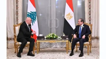 الرئيس السيسي يوجه دعوة لنظيره اللبناني لحضور مراسم افتتاح المتحف المصري الكبير