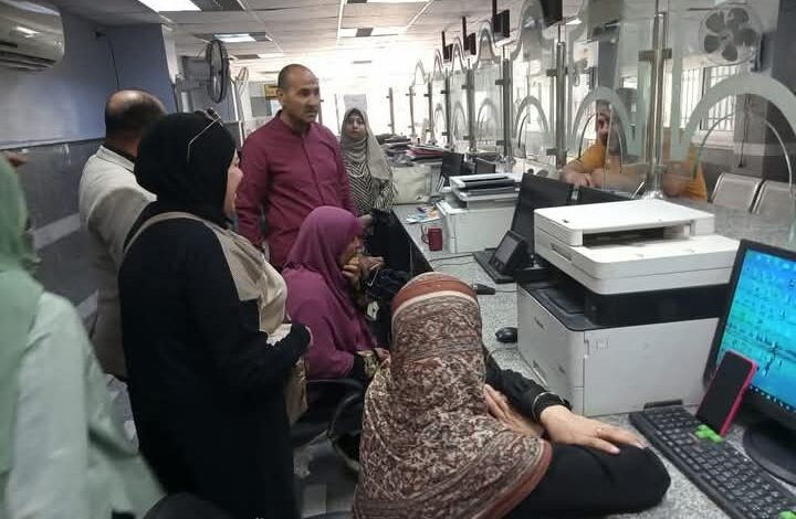 السكرتير العام المساعد لبني سويف يتفقد سير العمل بملف التصالح المركز التكنولوجي بمدينة ببا السكرتير العام المساعد لبني سويف يتفقد سير العمل بملف التصالح المركز التكنولوجي بمدينة ببا
