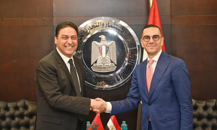 "الخطيب" يبحث مع وزير التجارة الخارجية المغربي سبل تطوير الشراكة الاقتصادية