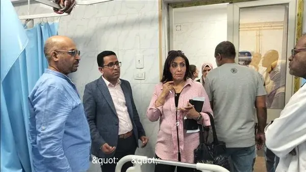 "الصحة": فريق الحوكمة والمراجعة الداخلية يتفقد مستشفى صدر أسوان