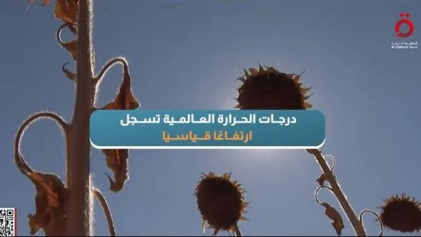 "القاهرة الإخبارية": درجات الحرارة العالمية تُسجل ارتفاعًا قياسيًا