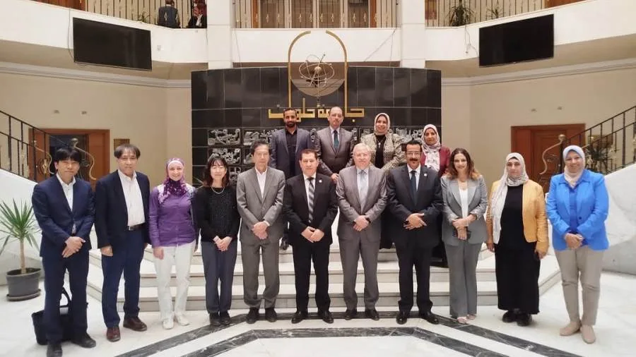 "تربية حلوان" تستقبل وفدًا من جامعة فوكوي اليابانية