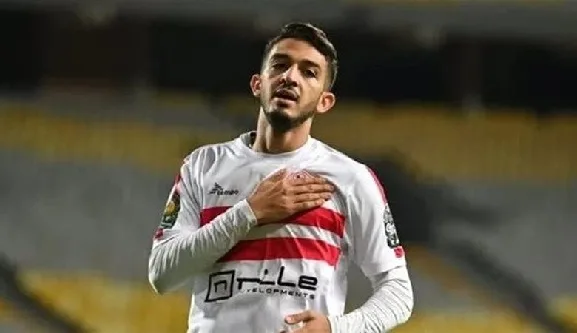 سيف جعفر ينال جائزة أفضل لاعب في مباراة الزمالك وفاركو