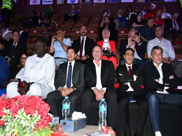 وزير الرياضة يشارك في حفل افتتاح كأس الأندية الإفريقية لليد.