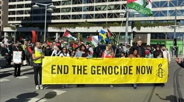مئات من السويديين يضغطون على حكومتهم للتحرك ضد الإبادة في غزة