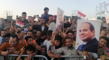 آلاف الأشخاص يشاركون في المؤتمر الجماهيري لحزب الجبهة الوطنية في مركز أبو حماد بالشرقية