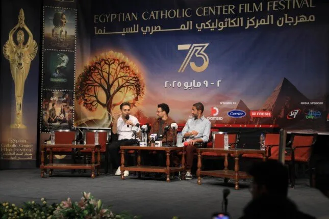 أبطال فيلم «الهوى سلطان» فى ندوة مهرجان الكاثوليكي للسينما (صور)