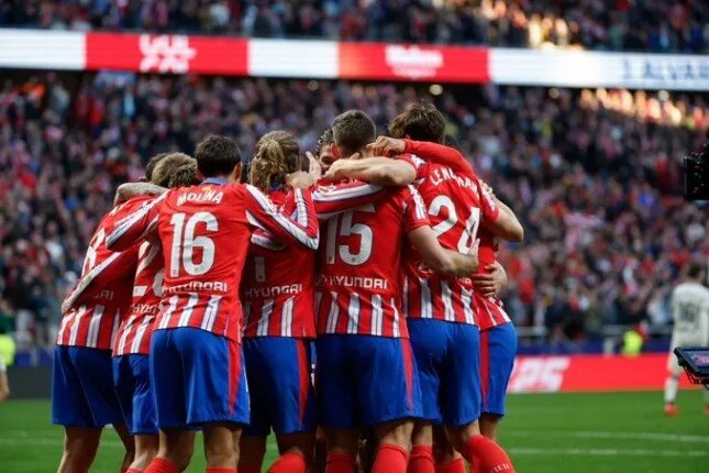 أتلتيكو مدريد ينهي رحلته في الدوري الإسباني بفوز كاسح على جيرونا برباعية. أتلتيكو مدريد ينهي رحلته في الدوري الإسباني بفوز كاسح على جيرونا برباعية.