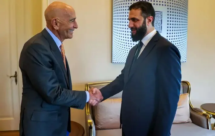 الرئاسة السورية: الشرع يجتمع مع المبعوث الأمريكي في إسطنبول الرئاسة السورية: الشرع يجتمع مع المبعوث الأمريكي في إسطنبول