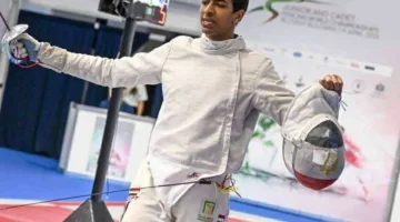 أحمد هشام ينضم إلى ثلاثي المنتخب في المرحلة الأساسية لكأس العالم لسلاح السيف في مدريد