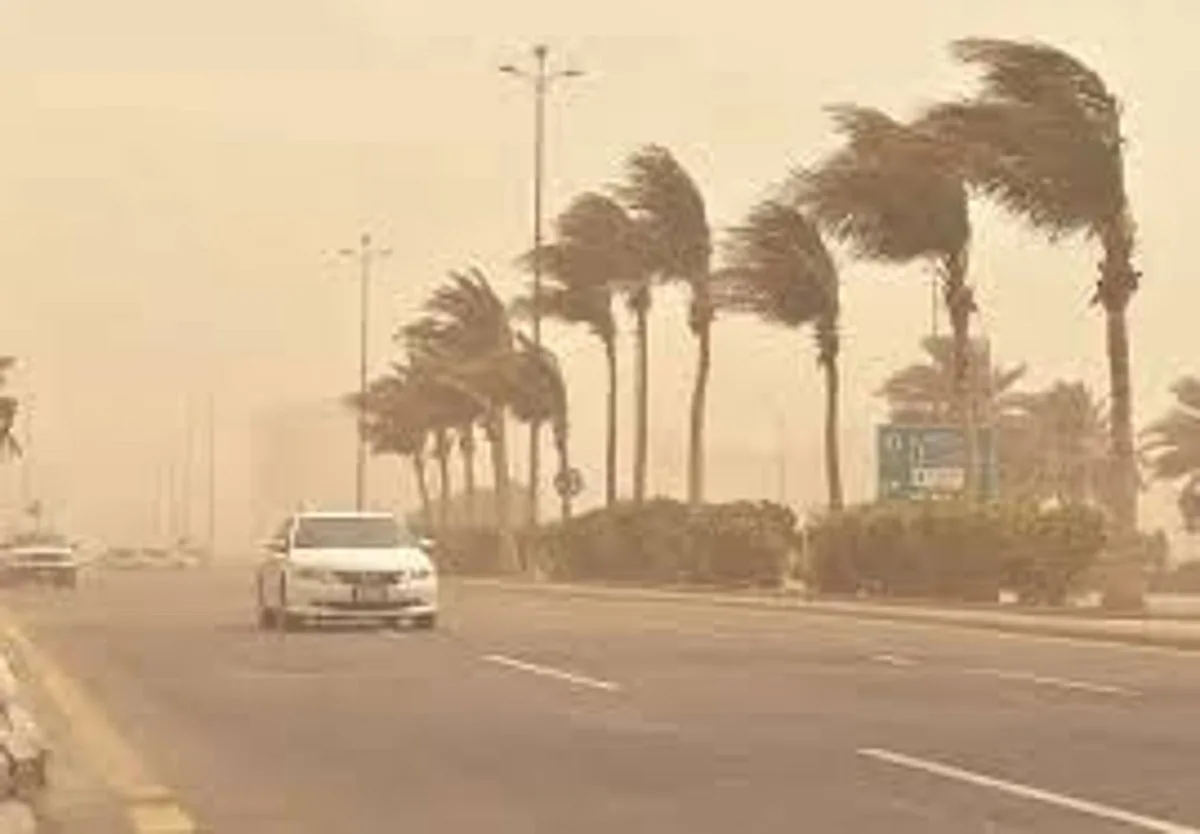 أحوال الطقس يوم الاثنين: رياح تثير الأتربة والغبار مع ارتفاع في درجات الحرارة في عدة مناطق. أحوال الطقس يوم الاثنين: رياح تثير الأتربة والغبار مع ارتفاع في درجات الحرارة في عدة مناطق.