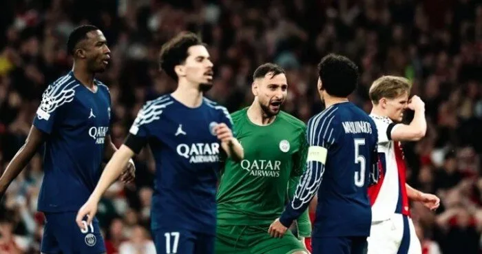 أرسنال يٌقصي باريس سان جيرمان ويلاقي إنتر ميلان في نهائي دوري أبطال أوروبا