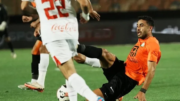 أسامة فيصل يحرز هدف التعادل في مرمي الزمالك