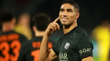 أشرف حكيمي ينال لقب أفضل لاعب أفريقي في الدوري الفرنسي.
