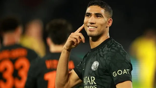 أشرف حكيمي ينال لقب أفضل لاعب أفريقي في الدوري الفرنسي.