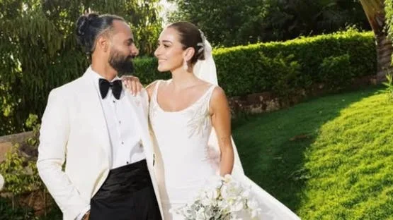 أمينة خليل ترسل كلمات حب لزوجها بعد ساعات من زواجهما أمينة خليل ترسل كلمات حب لزوجها بعد ساعات من زواجهما