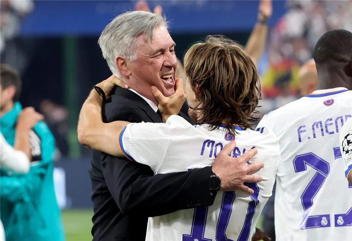 أنشيلوتي يكشف سبب رفضه خيانة ريال مدريد ويؤكد: مودريتش أسطورة أنشيلوتي يكشف سبب رفضه خيانة ريال مدريد ويؤكد: مودريتش أسطورة
