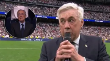 أنشيلوتي يُثير دموع رئيس ريال مدريد