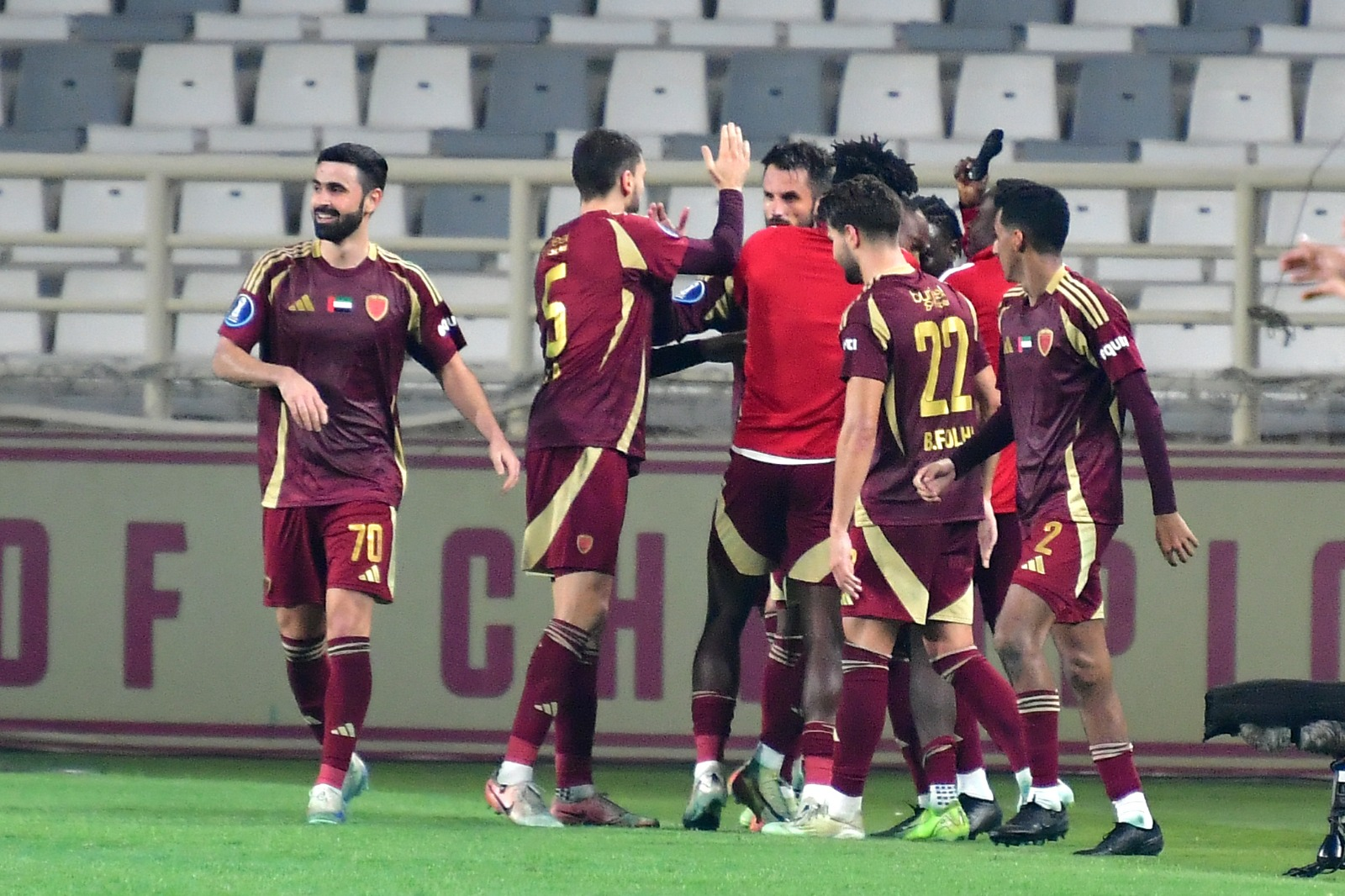 أهداف مباراة الشارقة ضد الوحدة في الجولة 23 بالدوري الإماراتي