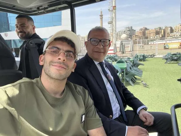 أول صورة لـ«زيزو» مع أشرف عبد العزيز بعد التحقيق في الزمالك