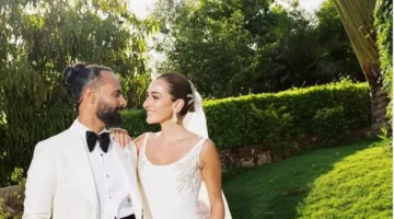 أول لقطات من زفاف أمينة خليل والمصور أحمد زعتر