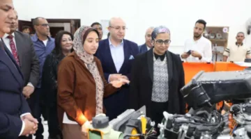 محافظ بني سويف ورئيس المجلس القومي للمرأة يطلقان وحدة تعزيز تكافؤ الفرص في الجامعة التكنولوجية