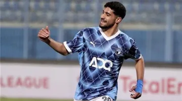إبراهيم عادل يسجل الهدف الأول ليفتتح التسجيل لبيراميدز ضد الزمالك