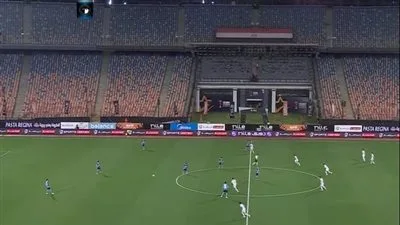 إبراهيم عادل يقود بيراميدز للتقدم على الزمالك في الشوط الأول