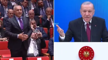 إجابة فكاهية من أردوغان تُدخل البهجة إلى القاعة على سؤال مواطن.