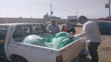 إحباط بيع 500 كيلوجرام من الدقيق المدعوم المحظور في أسواق قويسنا بالمنوفية