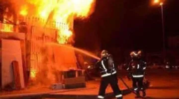 إخماد حريق شب في ثلاث منازل بمدينة أبو سمبل بجنوب أسوان