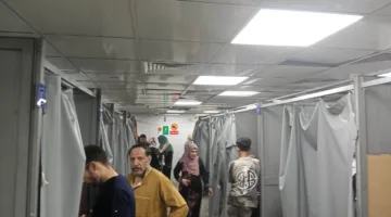 إخماد حريق صغير في وحدتي تكييف بمستشفى بنها الجامعي