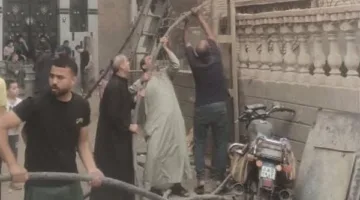 إخماد حريق في محطة كهربائية بقرية في شبين القناطر بالقليوبية