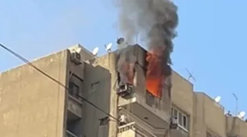 إخماد حريق في منزل بمدينة أسوان