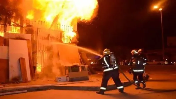 إخماد حريق محدود بمحل دواجن بالقليوبية