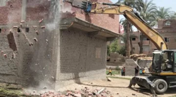 إزالة 27 حالة اعتداء واستعادة 73 فدانًا في مركزي الفتح وأبوتيج بأسيوط