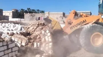 إزالة 35 حالة بناء غير قانوني في أحياء الإسكندرية