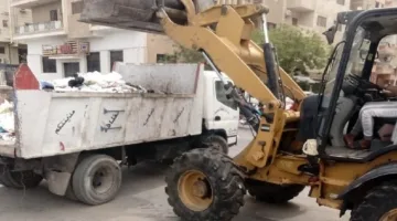 إزالة 7011 طنًا من النفايات وصيانة إضاءة الشوارع في مراكز ومدن الإسماعيلية