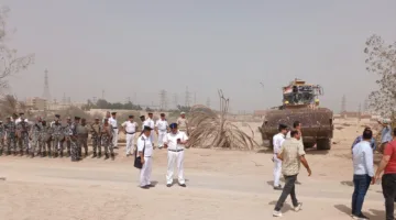 إزالة التعديات على 507 أفدنة في مدينتي بني سويف والفشن الجديدة