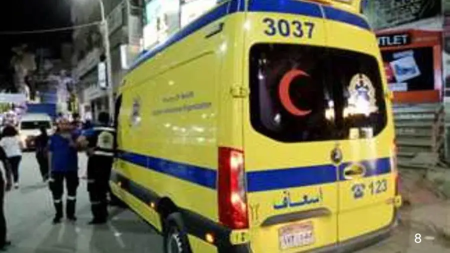 إصابة 8 أشخاص في تصادم ربع نقل وميكروباص بزراعي سمالوط شمال المنيا