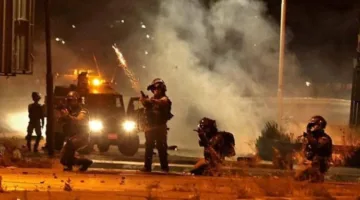 إصابة العشرات من الفلسطينيين بالاختناق خلال اقتحام قوات الاحتلال لقرية اللبن