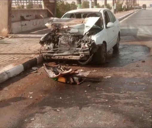 إصابة ستة أفراد جراء حادث تصادم على طريق عتاقة في السويس (صور)