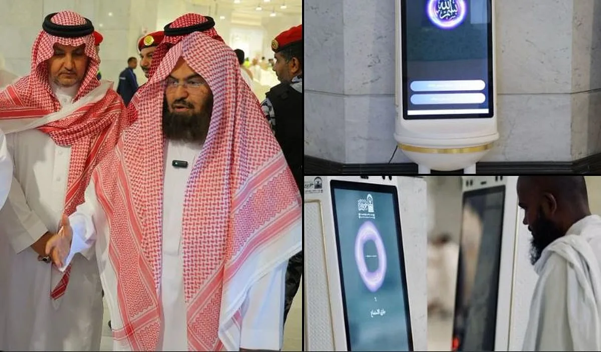 إطلاق النسخة الثانية من روبوت “منارة الحرمين” للرد على استفسارات الحجاج بلغات متعددة. إطلاق النسخة الثانية من روبوت “منارة الحرمين” للرد على استفسارات الحجاج بلغات متعددة.