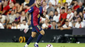 إقصاء مدافع برشلونة من تشكيلة إسبانيا في دوري الأمم الأوروبية
